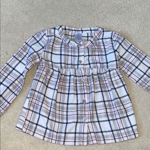 Long sleeve plaid shirt